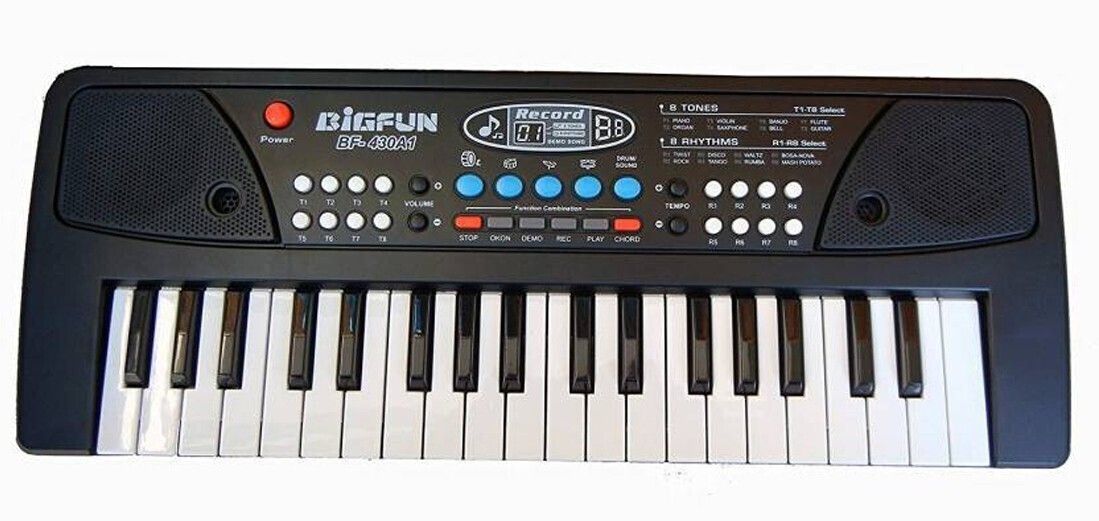 Latest Big-fun Rechargeable Kids Piano, 37 Keys with Microphone