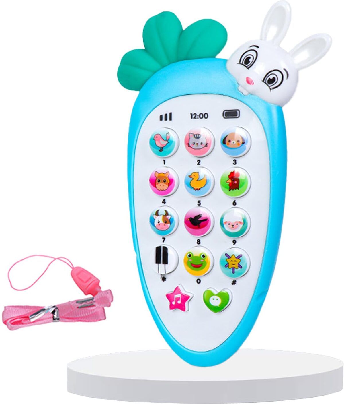 funblast Cartoon Musical Toy Phone for Babies, Mobile with Light & Sound, Educational Toy-picture-29