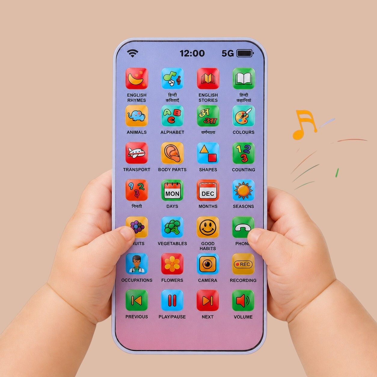 Educational Baby Phone Toy with Learning Activities-image-29