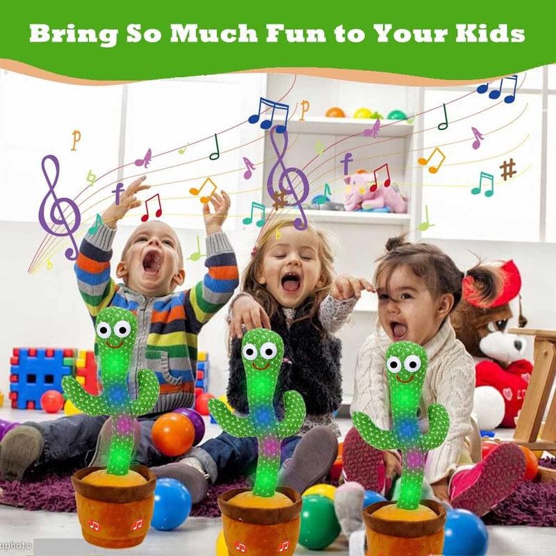 haulsale Dancing Talking Cactus Plush Toy, Wriggle, Singing, Repeats What You Say-758-picture-47