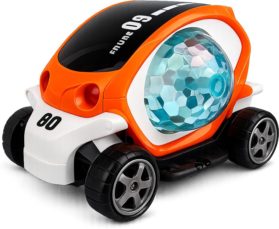 360° Rotating Stunt Car Toy with LED Disco Lights & Music-image-28