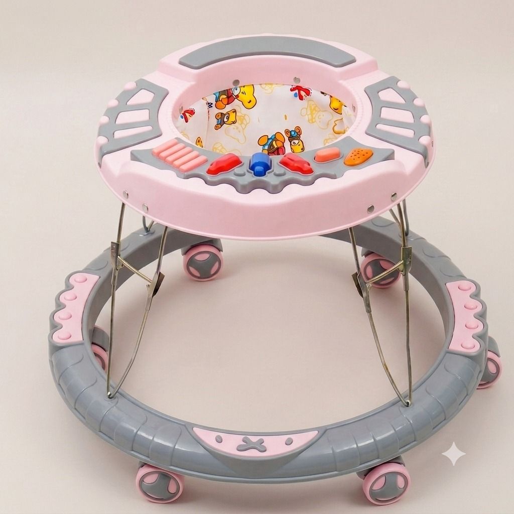 Premium Musical Baby Walker for Kids with Comfortable Seat and Smooth Wheels-image-24