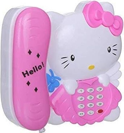 janmesh enterprises Hello Kitty Musical Toy Phone for Kids-picture-35