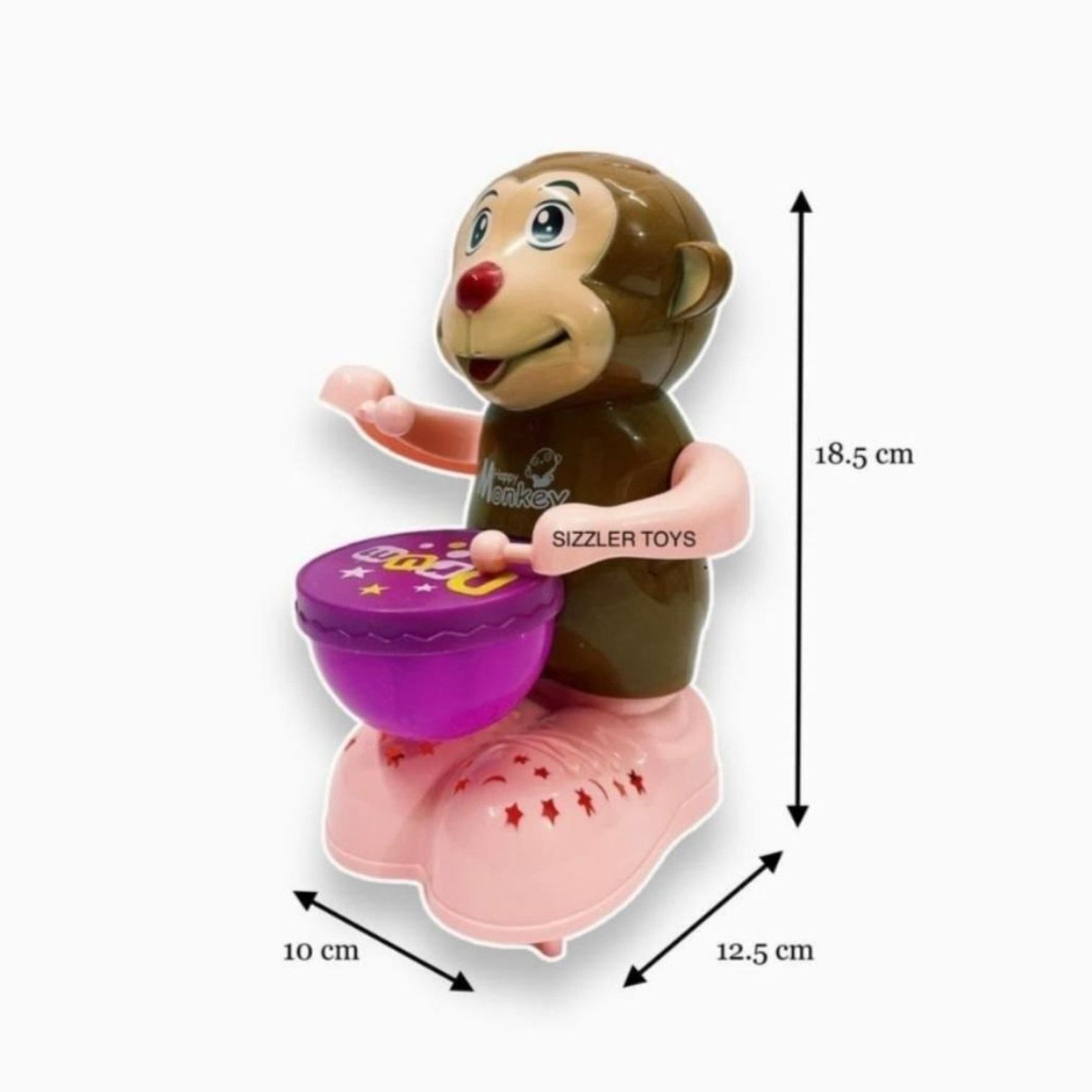 urmila enterprises New Police car Baby Toy Darmar Sound Electrical drummer MonkeyK1-X223-picture-39