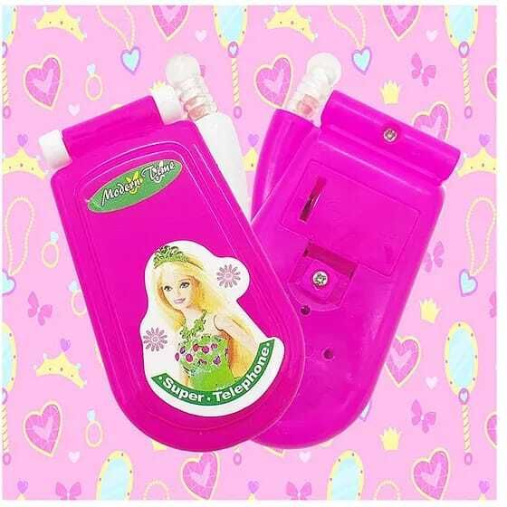 Mehrroots Barbie Phone Toy for Kids , Ringtones, Lights (Pink)-image-32