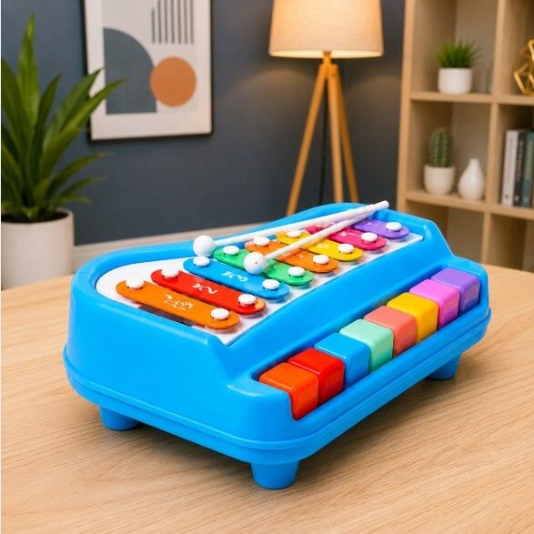 niyamat Educational Musical Xylophone Piano Toy with Colorful Keys and Mallets-picture-29