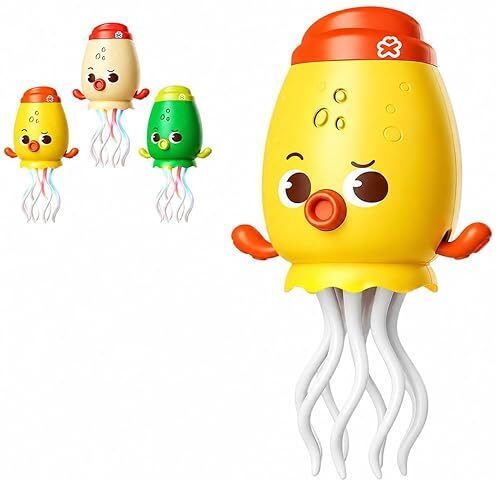 aarav enterprises Cute Dancing Jellyfish Toy with Music Lights for Kids Battery Operated Toy-picture-3