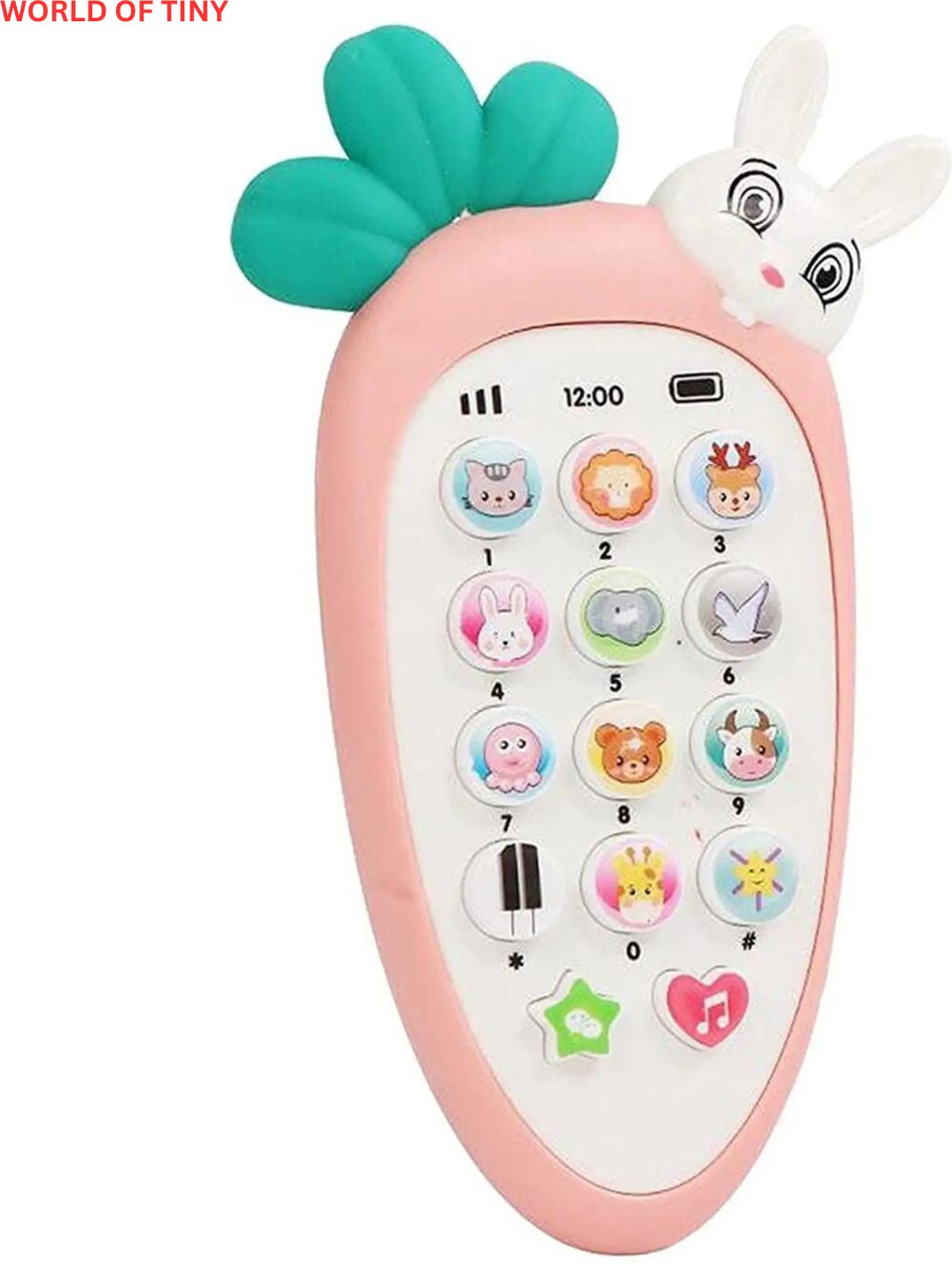 world of tiny Cartoon Bunny Toy Phone for Kids with Music, Sounds & Lights-picture-32