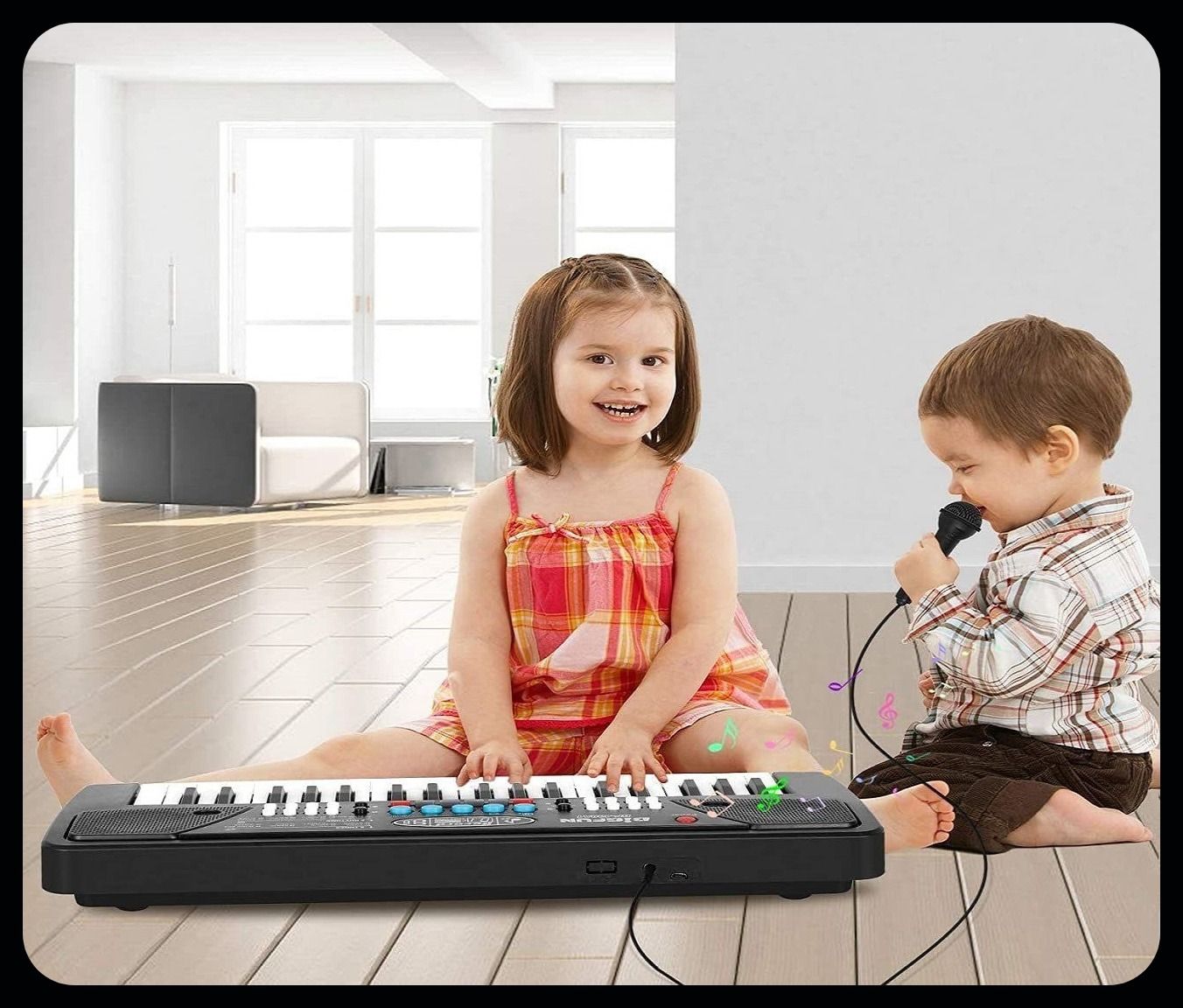saleoff BF-430 37 Key Piano Keyboard | DC Power Option, Microphone, Multi-Function-69-picture-43