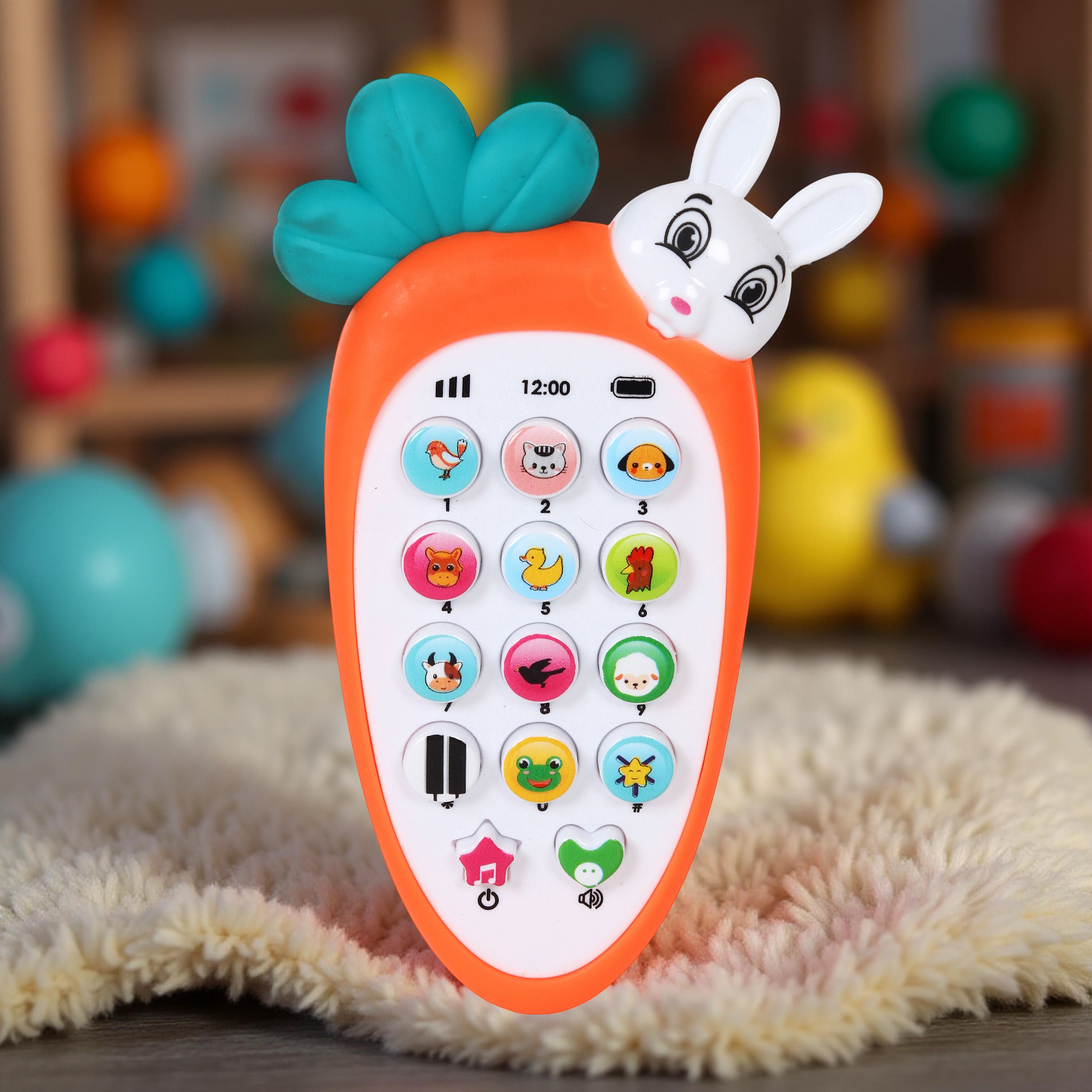 kidzosauras New Rabbit Phone Smart Phone Cordless Feature Mobile Phone Toys Mobile for Kids-picture-48