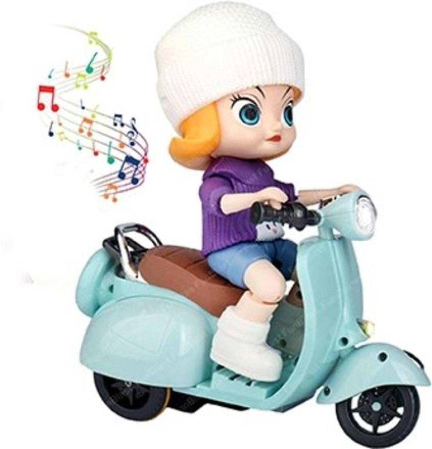 Motor Tide Flow Car Kids Motor Scooter Musical Vehicle Toy (Multicolor)B1-X203-image-27