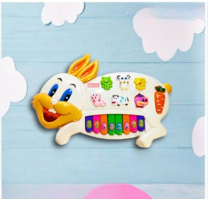 tiny tales Rabbit Musical Piano Keyboard with (IND*3648) Modes-picture-17