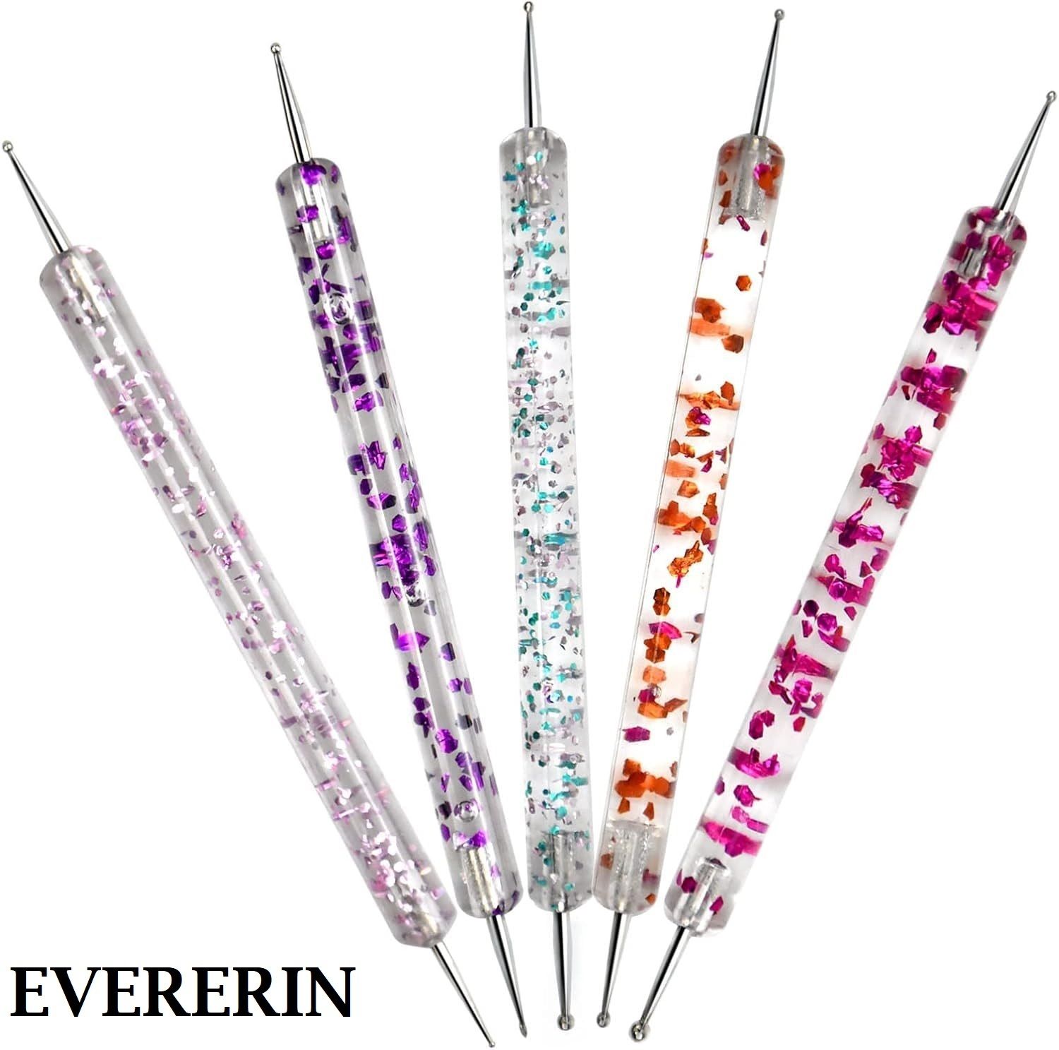 evererin 5 NAIL ART DOTTING PENS FOR NAIL PAINT DESIGNS-picture-44