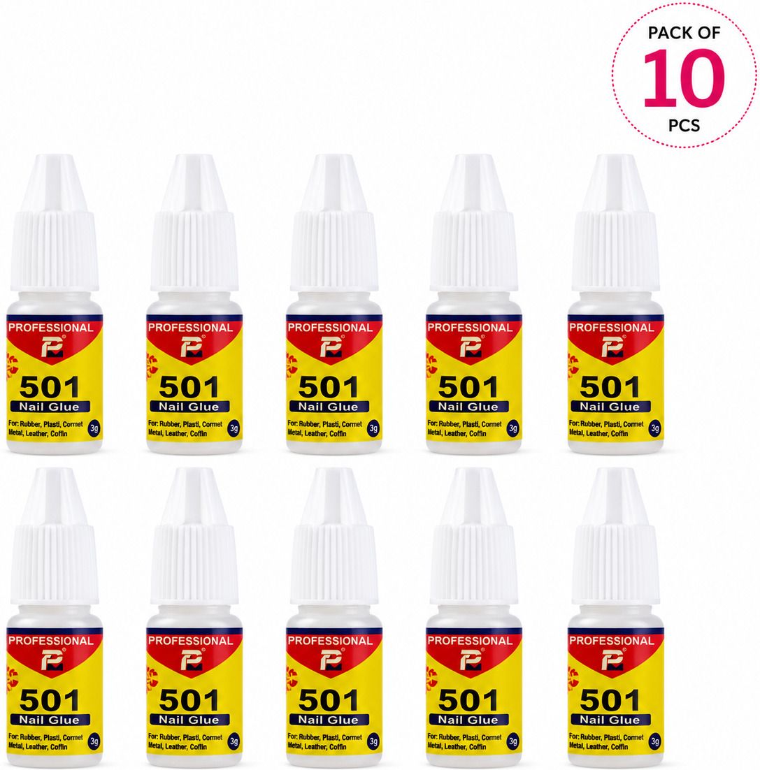 501 Professional Nail Glue Pack of 10 (3g Each)-image-28
