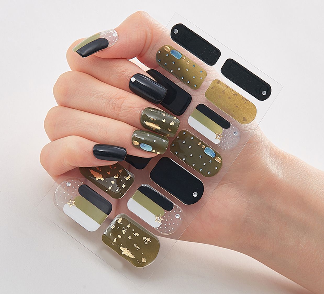 Stick on Nails Sticker for Women Girls Nail Art Makeup Luxury Extension by Self-image-19