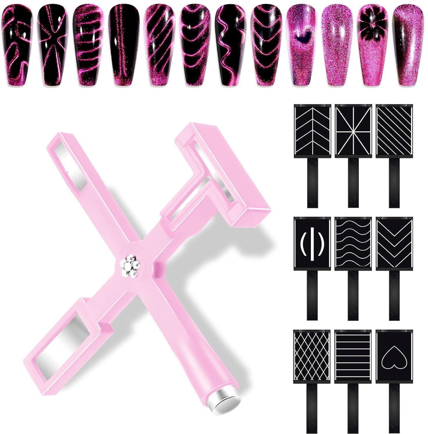Magnet for Cat Eye Gel Nail Polish, Multifunctional-image-47