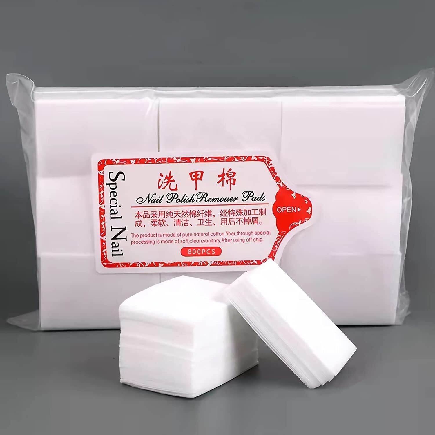 puedo 1000 Pc Nail Art Gel Polish Remover Pads Manicure Nail Wipes Lint-Free-picture-25