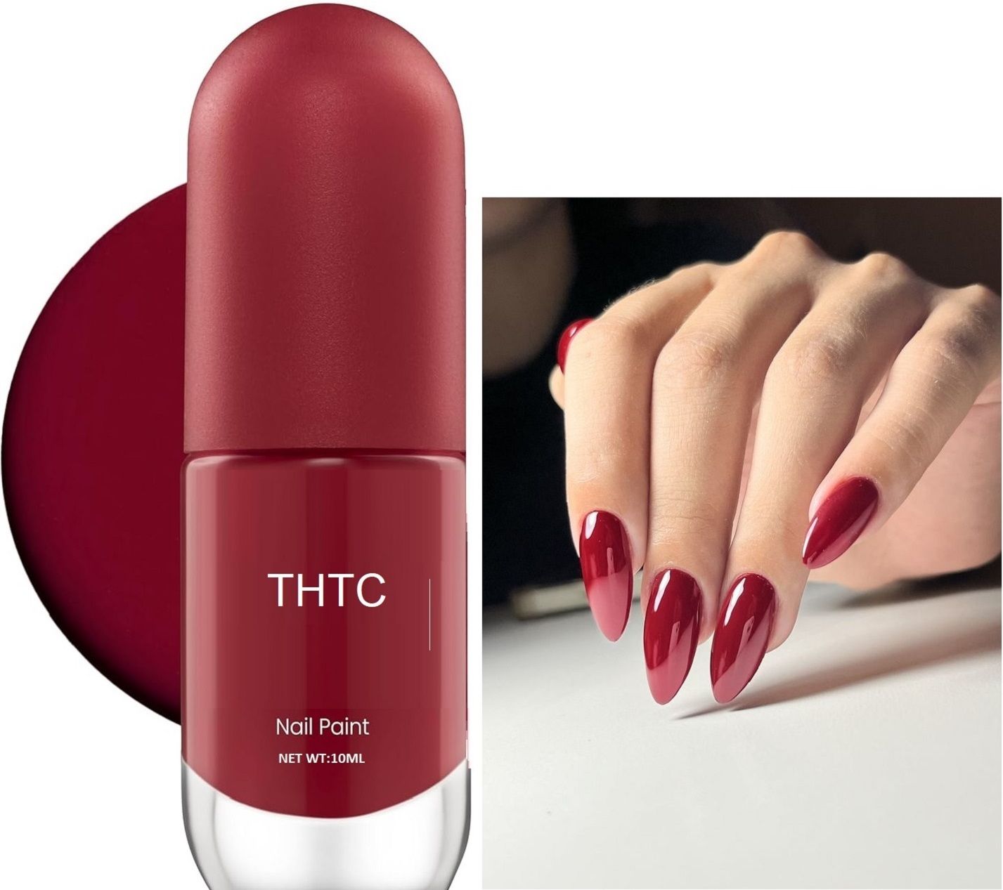 thtc Long-Lasting, Chip Resistant-Nail Lacquer, Red-picture-29