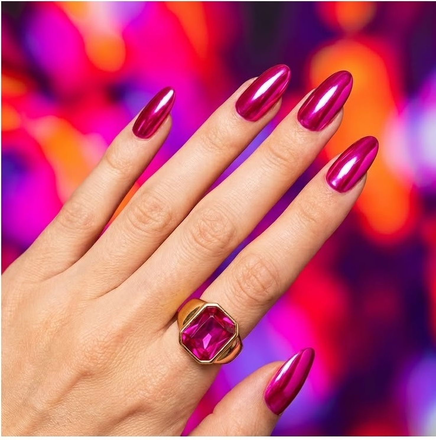 evererin Mirror Finish Dark Pink Nail Paint | Rich Pigment | Fast Dry-picture-24