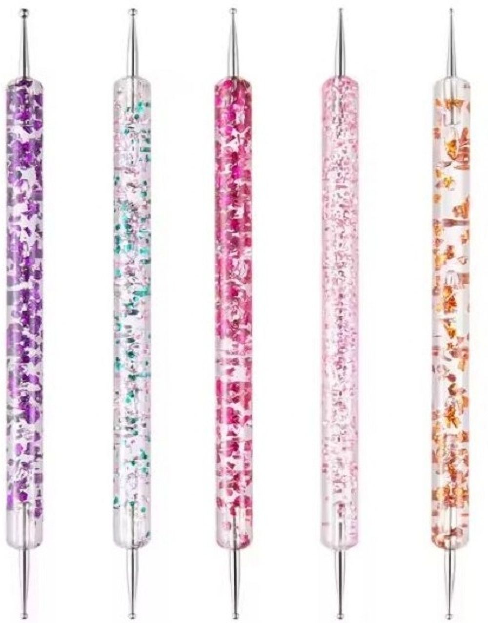 gabbu 5 pc 2 Way Do5pcs Nail Dotting Pen Tool Set Nail Art Tool Set Nail Dotting Pen-picture-16