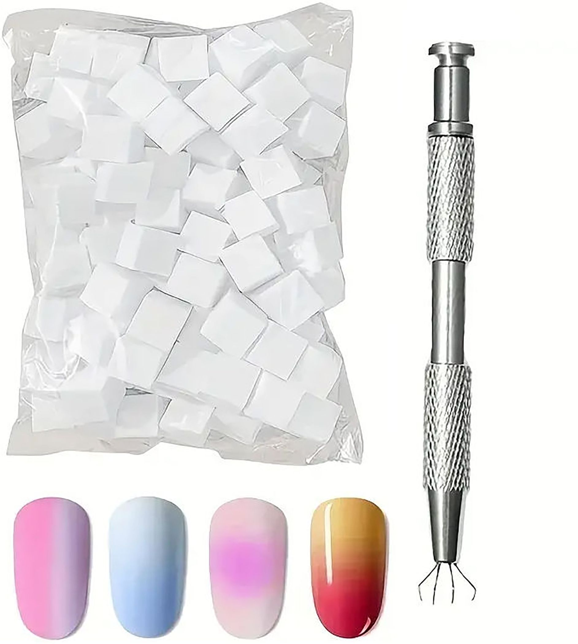 Block Shape Mini Block Patting Ombre Gradient Design Nail Art Sponge-image-4