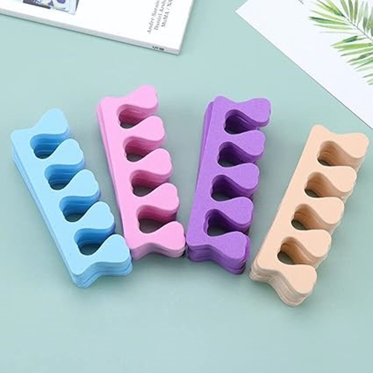 Set of 2 4Pcs Finger Toe Separator Soft Sponge Divider Nail Paint Protector Tool-image-43
