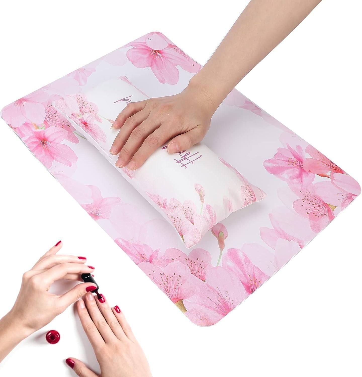 Nail Art Hand Pillow Mat Set,Hand Cushion Pillow Rest PU Nail Hand Pillow Pad,-image-30