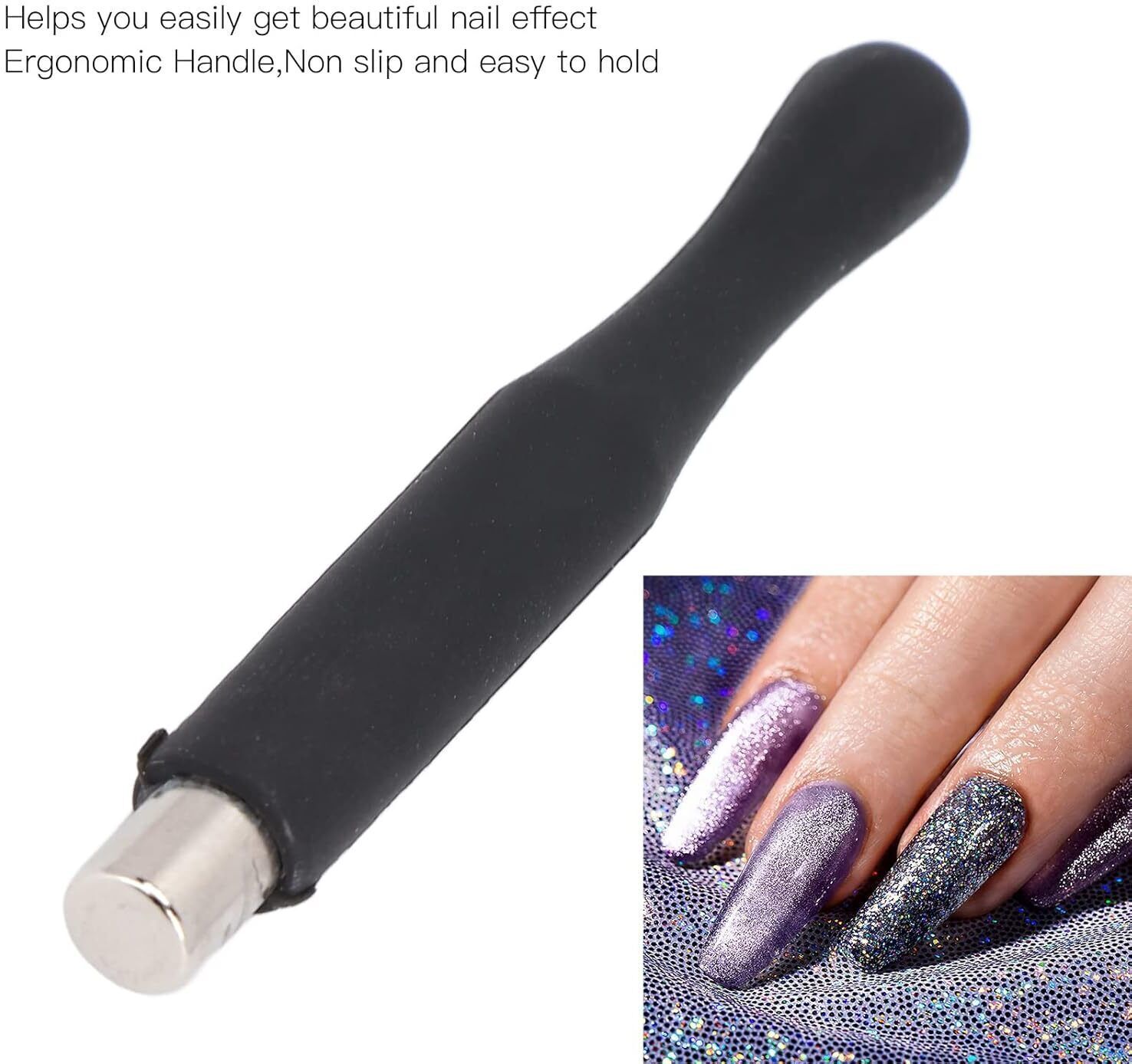 Nail Art Magnetic Pen Set 3D Cat Eye Design Magnet Wand Gel Nail Polish-image-36