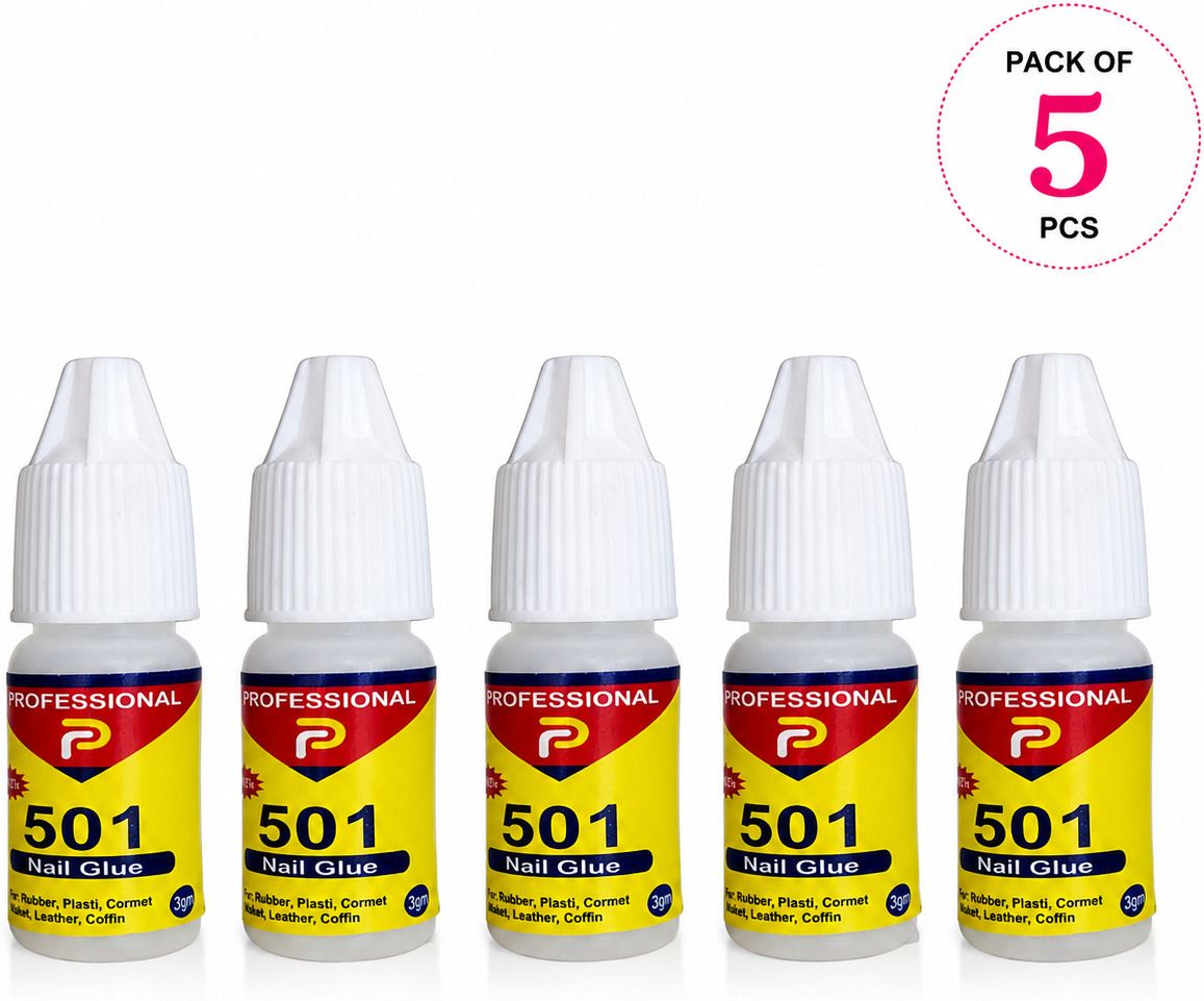 501 Professional Nail Glue Pack of 5 (3g Each)-image-26