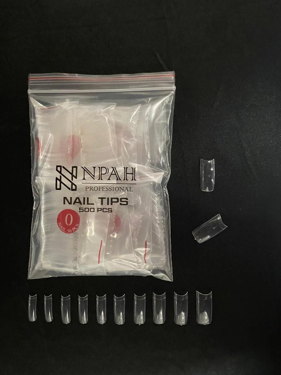 npah Acrylic Nail Tips Clear 500Pcs French Artificial False Tip-picture-25