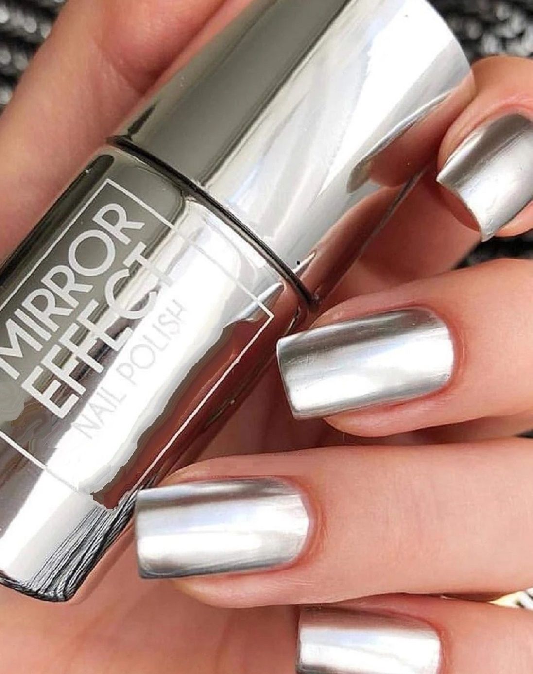 Nail Polish Metallic Finish New Silver Quick Drying Long-Lasting Polish-image-34
