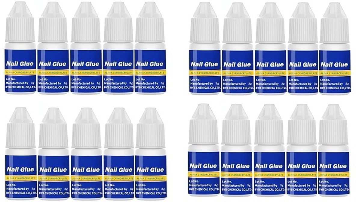 lusty soul Nail Glue For Artificial Nail, Waterproof Adhesive, Acrylic nails Gum Set of 20-picture-13