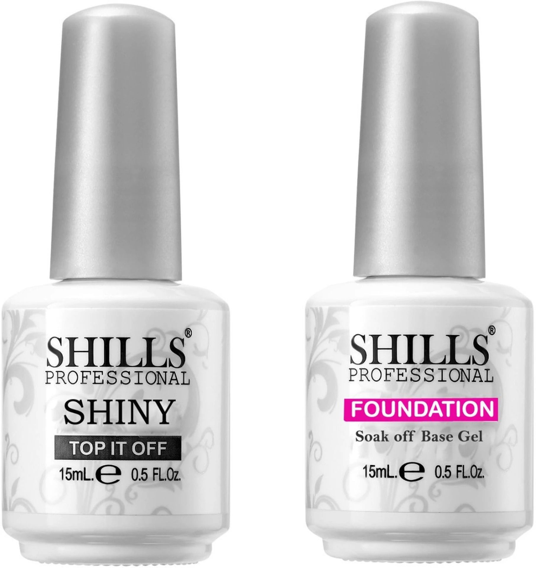 Soak Off UV/LED Top Coat & Base Clear (Pack of 2)-image-22