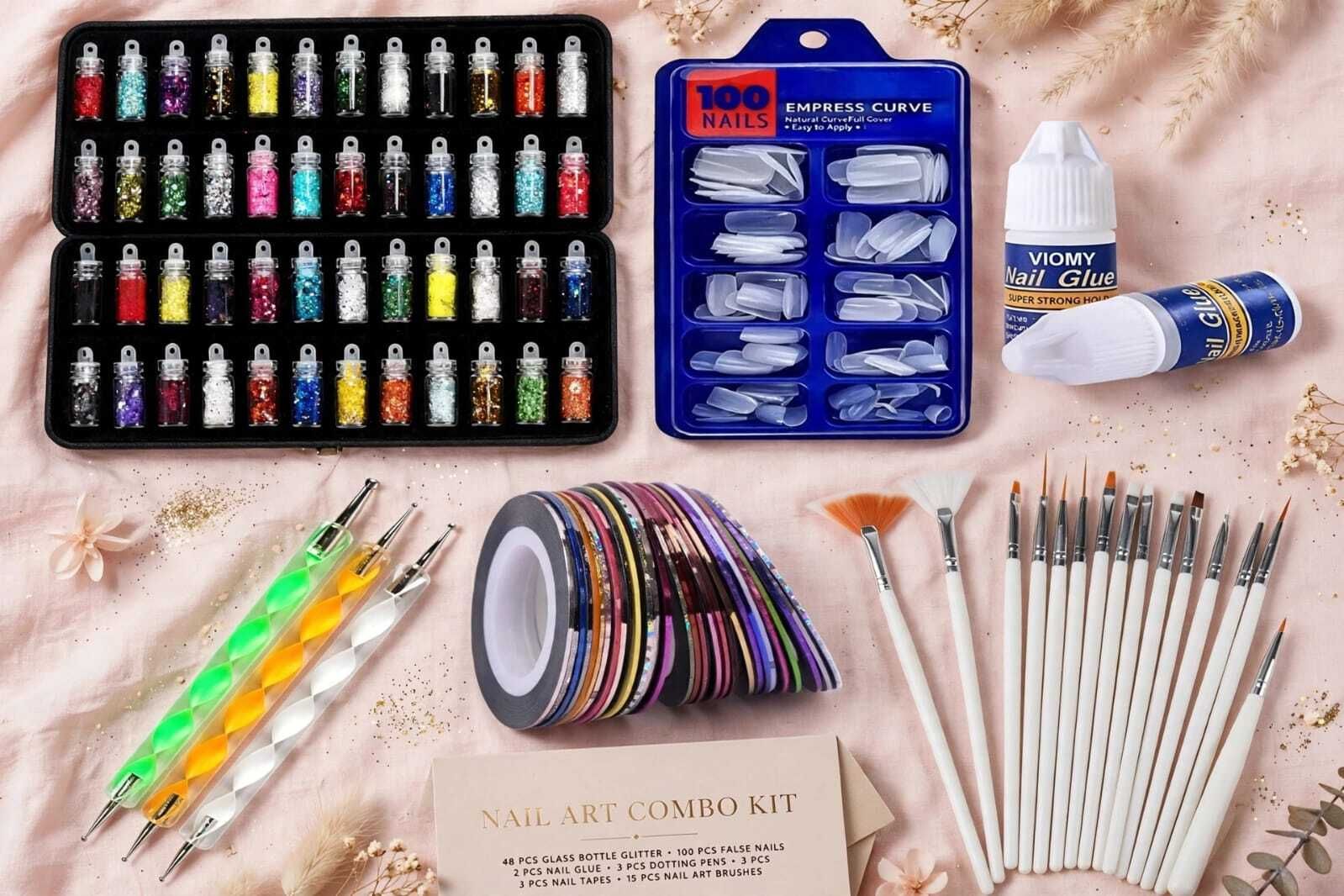 Nail Art Combo Kit Nail Extension Glitter-image-7