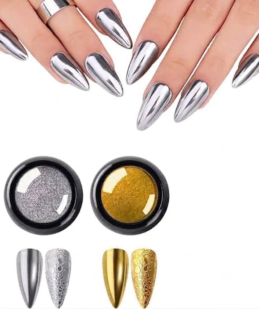 jiehuoqiang 2-in-1 Mirror Effect Chrome Powder Set-picture-23