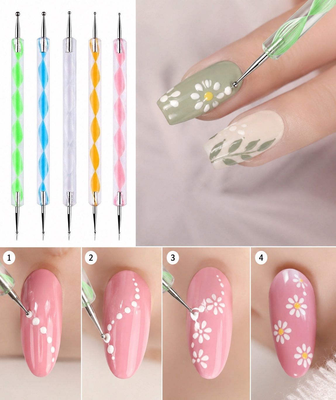 gabbu nail art dotting tools for nails nail art kit-picture-15