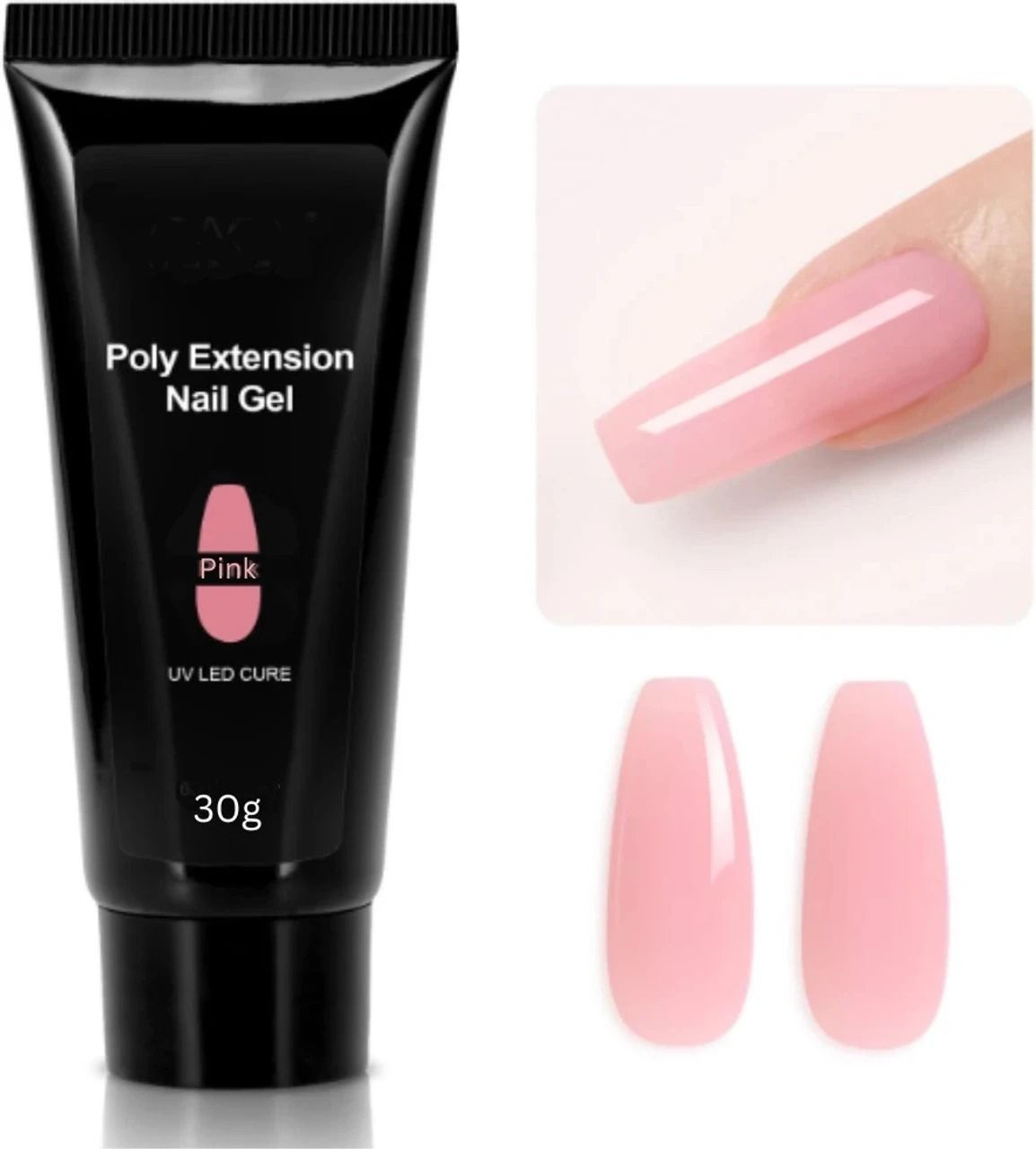 Poly Gel, Nail Extension Gel, Pink Builder Gel Nail Enhancement Gel-image-45