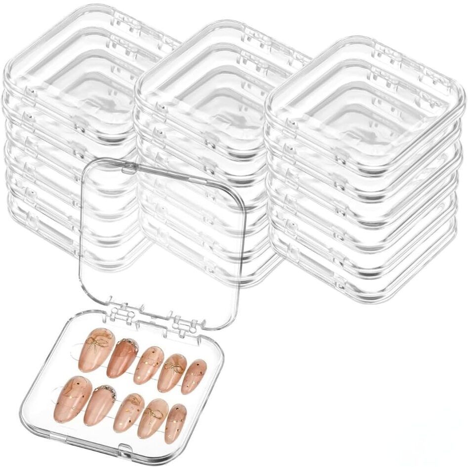 Clear Plastic Press-On Nail Storage Case-image-37