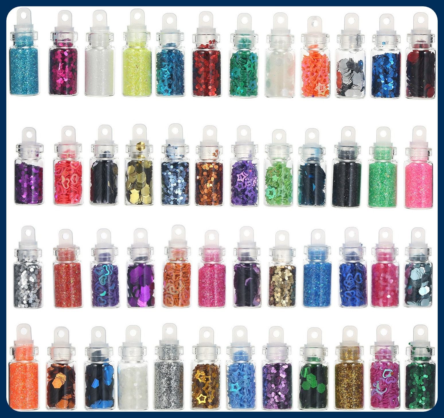 lukaf new-48 mini bottel glitter-picture-1