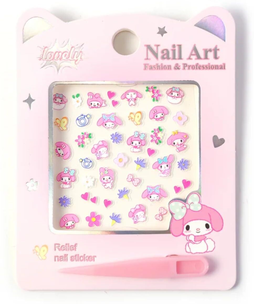 lipzie Nail Art Sticker Set for Women & Girls, Easy DIY Self Adhesive Manicure-picture-18
