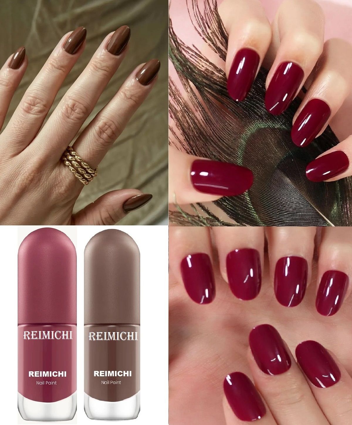 reimichi Maroon Nail Polish Long Lasting Smooth Glossy Finish Highly Pigmented01-picture-7
