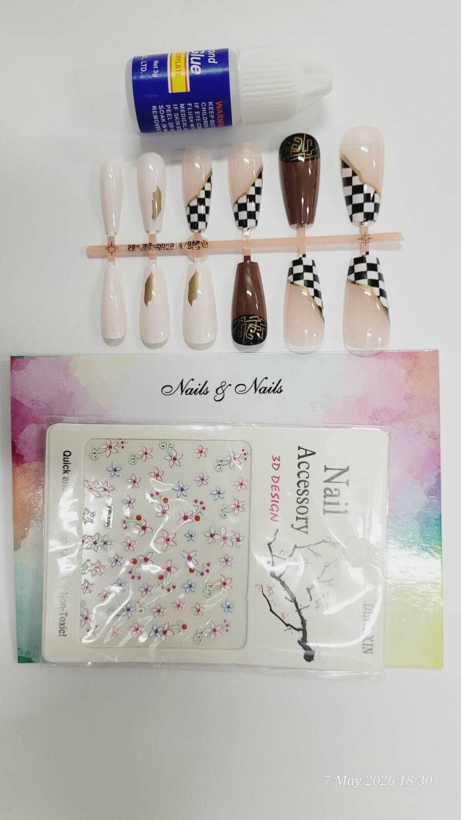 marutiseller2021 MARUTISELLER PRESS ON NAIL ART KIT-picture-48
