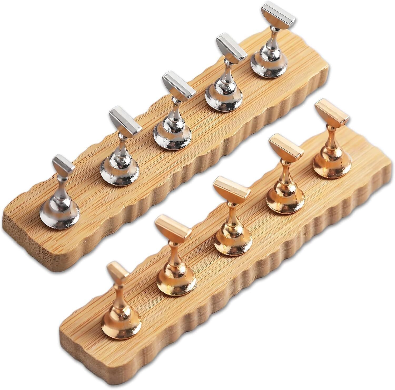 Acrylic Nail Display Stand Nail Tip Holder Magnetic Nail Practice Stand DIY-image-17