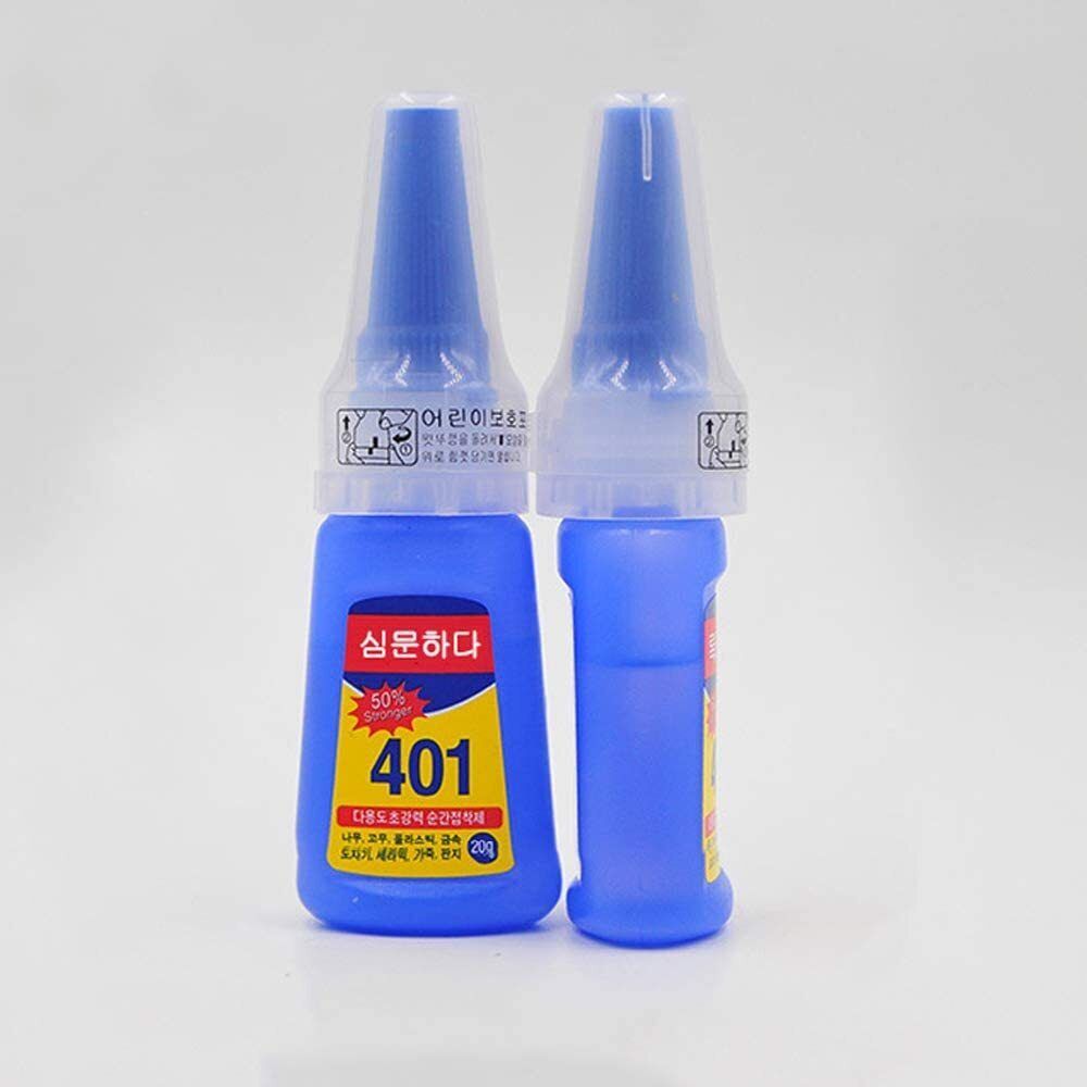 Brush On Nail Glue for Press On Nails, 401 Extra Strong Nail Glue for Acrylic