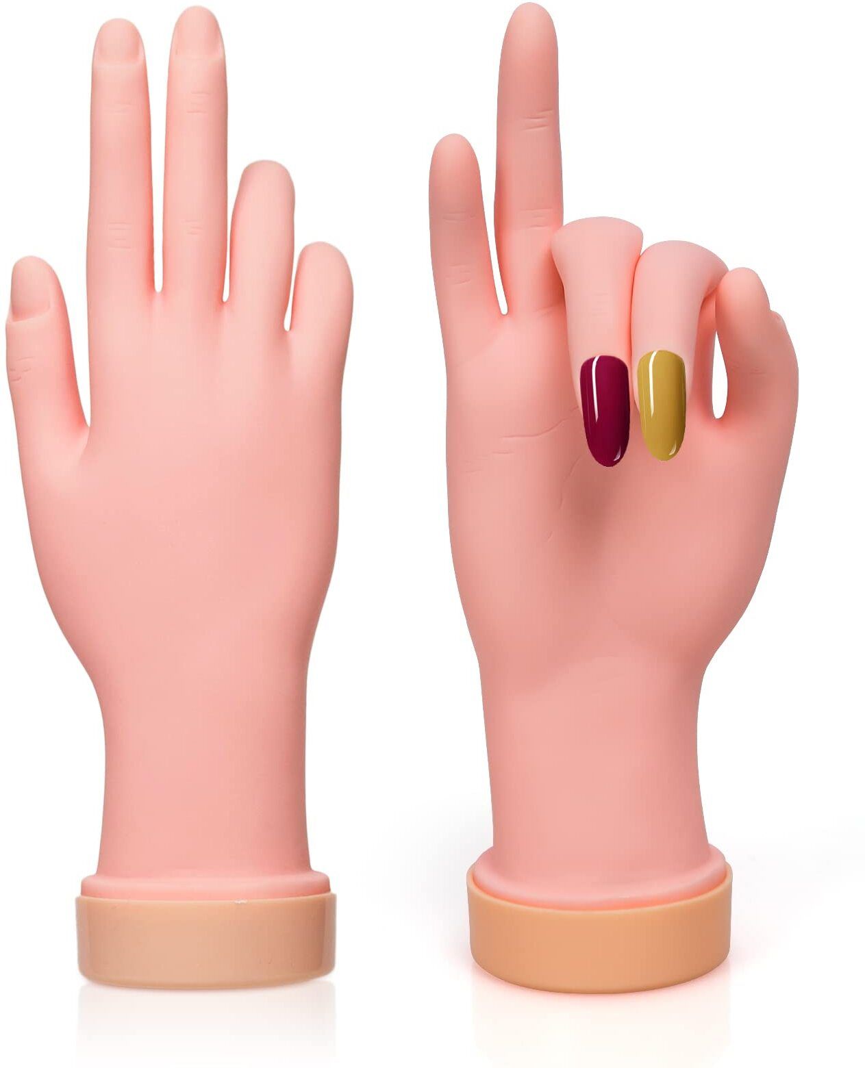 urban box Practice Hand for Acrylic Nails,Fake Hand for Nails,Manicure Practice Tool-picture-10