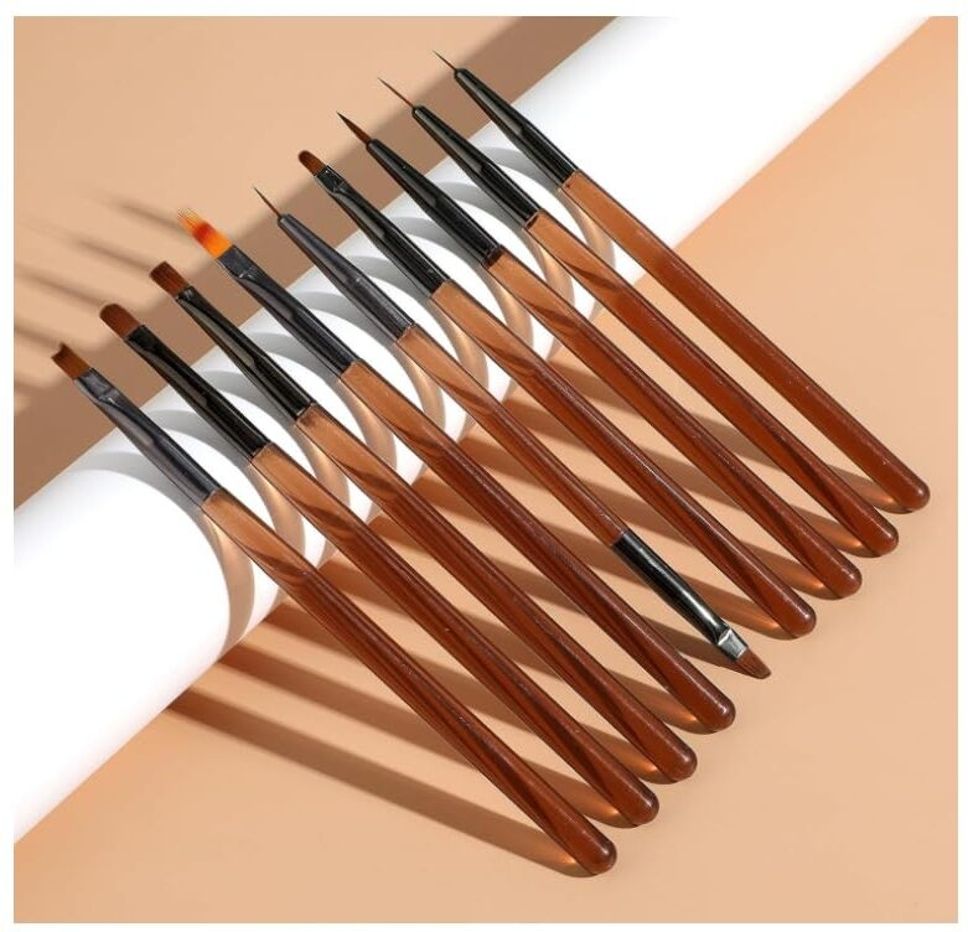 9Pcs Nail Art Brushes,Nail Art Tool Set-image-22