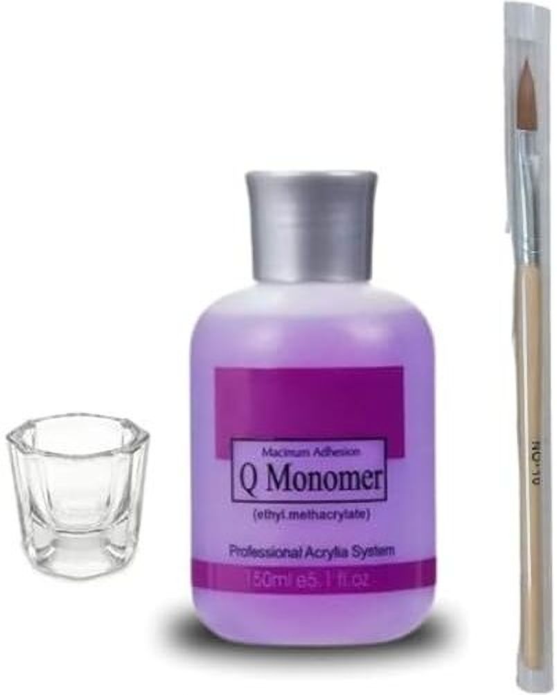 Monomer Acrylic Nail Liquid 150ml Nail With Brush And Dapen Dish acrylic glass-image-15