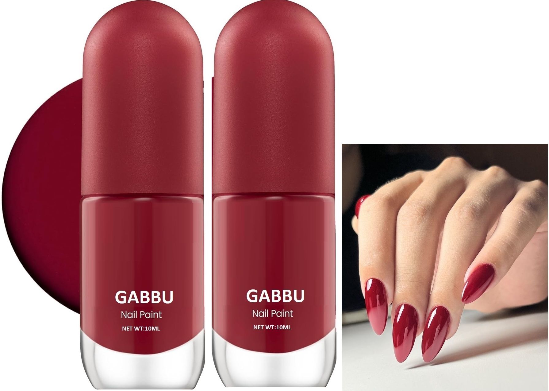 gabbu New High-Shine Long Lasting Non Toxic Professional-Nail Polish-picture-3