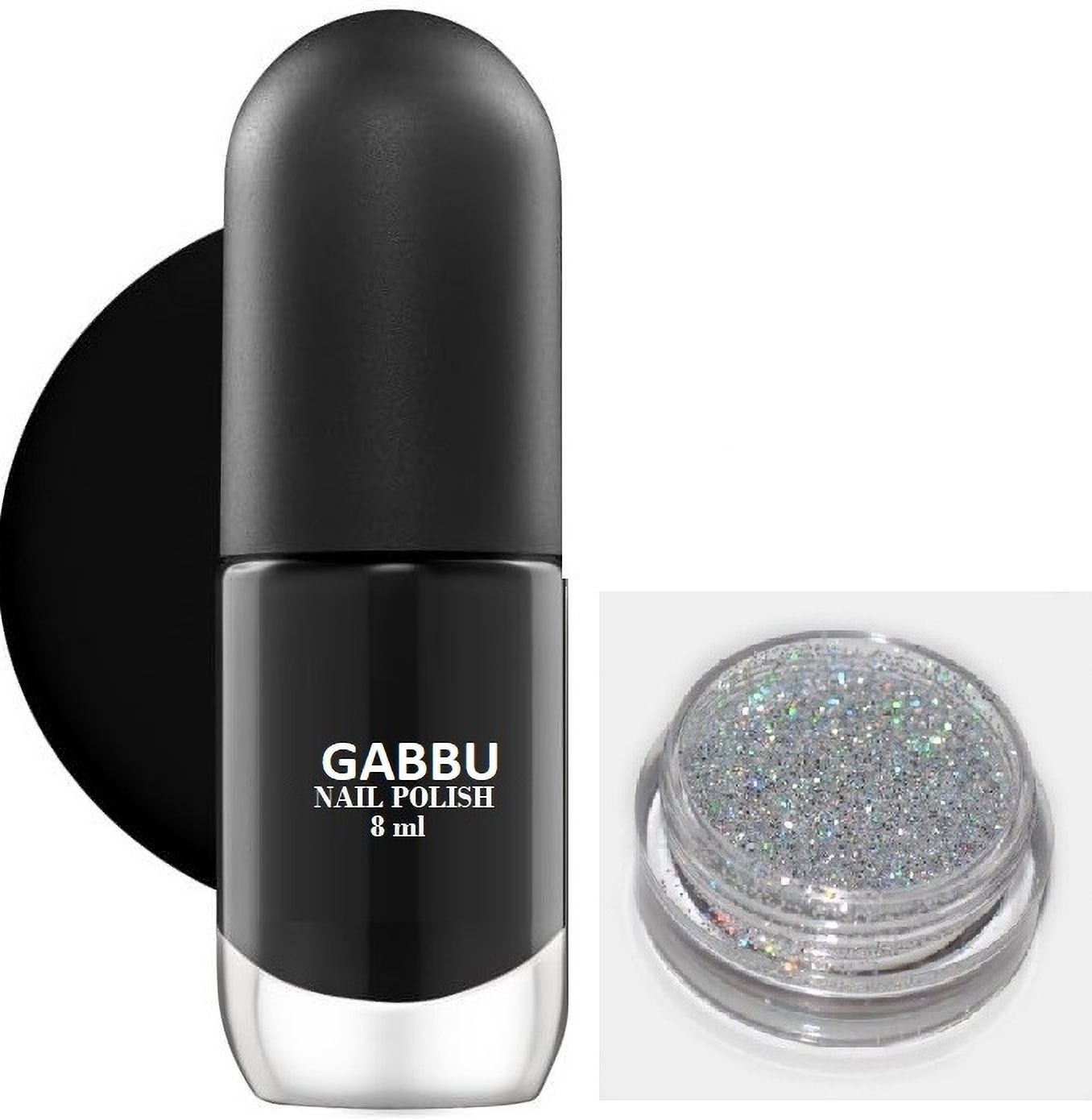 gabbu High Shine Glossy Finish Nail Polish, With Glitter-picture-48