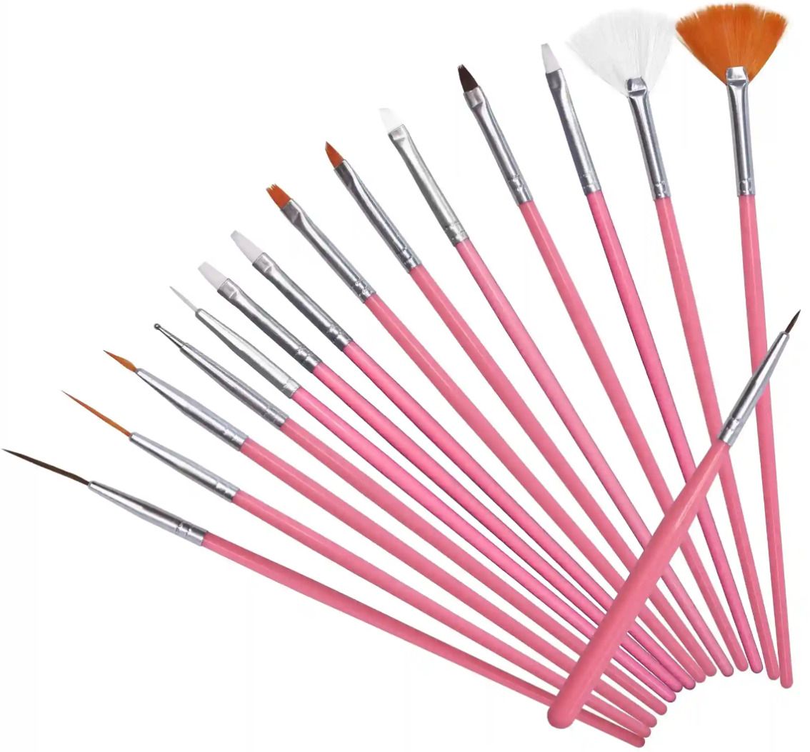 Nail Painting Brushes/Drawing Pen/ Nail Brush/Nail Art Design Pink Pen